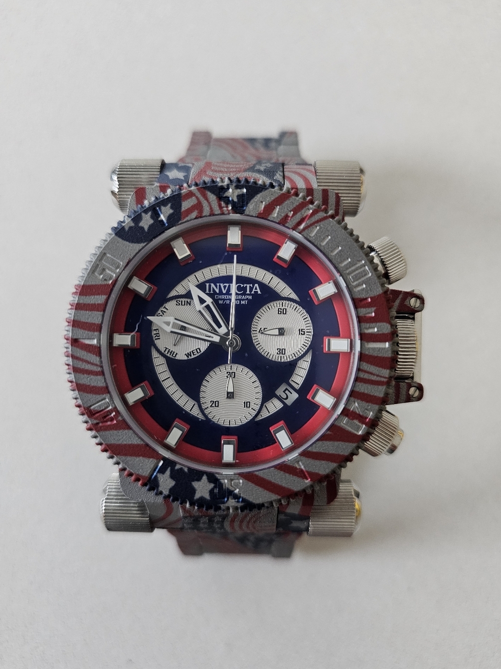 NEW Invicta 26642 Coalition Forces Patriotic Chronograph Swiss quartz Watch